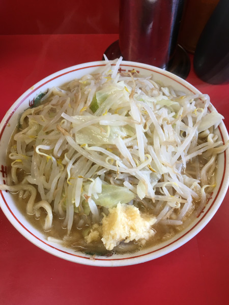 「小ラーメン（690円）ニンニク」@ラーメン二郎 仙台店の写真