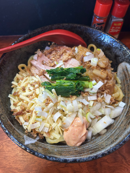 「まぜそば」@煮干しらーめん 渡辺商店の写真