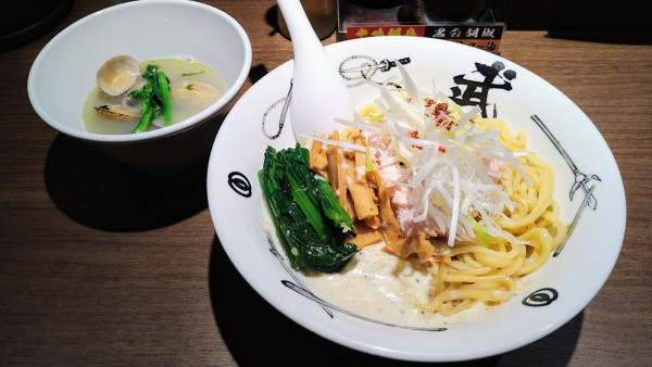 「【限定】あさりの味噌まぜチ〜ノ(中盛･スープ付き)」@麺屋武蔵 武仁の写真