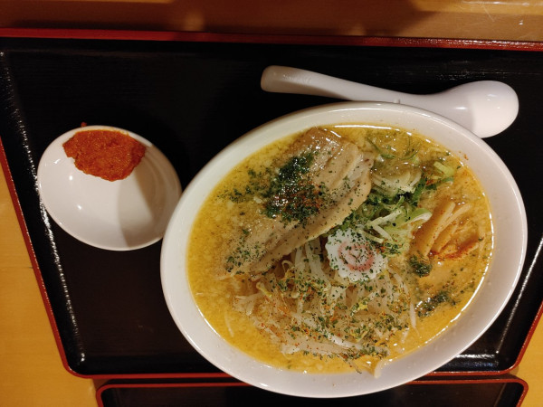 「辛味噌　950円」@めんや青空の写真