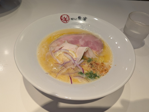 「鶏白湯そば」@鶏そば朱雀の写真