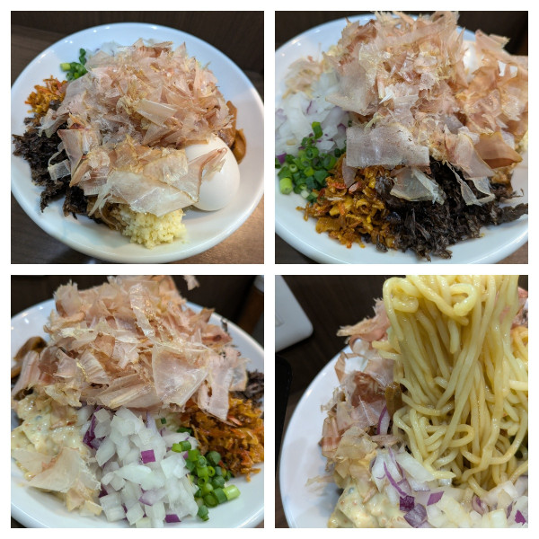 「【限定】和風なジャンクまぜそば」@Noodle&Spice curry 今日の1番の写真