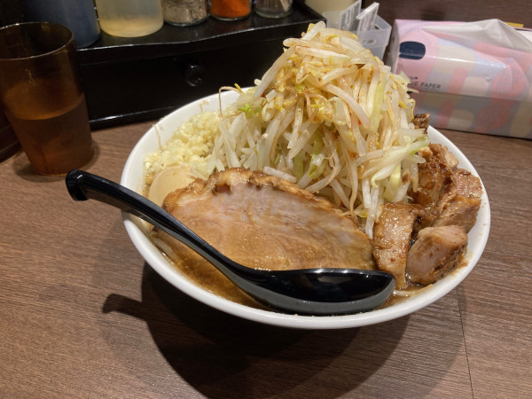 「ラーメン+ごろごろ豚 1150円」@麺屋 あびすけ 綱島店の写真