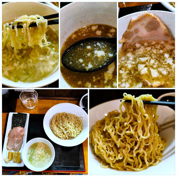 「限定プレミアム背脂煮干つけ麺(細麺/大盛)　1500円」@藤の写真