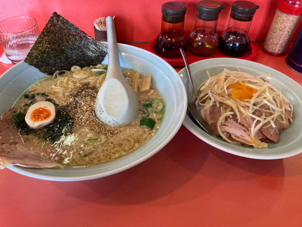 「チャーシュー丼セット」@ラーメンショップ 上柚木店の写真