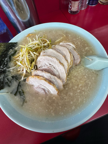 「ネギチャーシュー麺中盛り」@ラーメンショップ 境店の写真