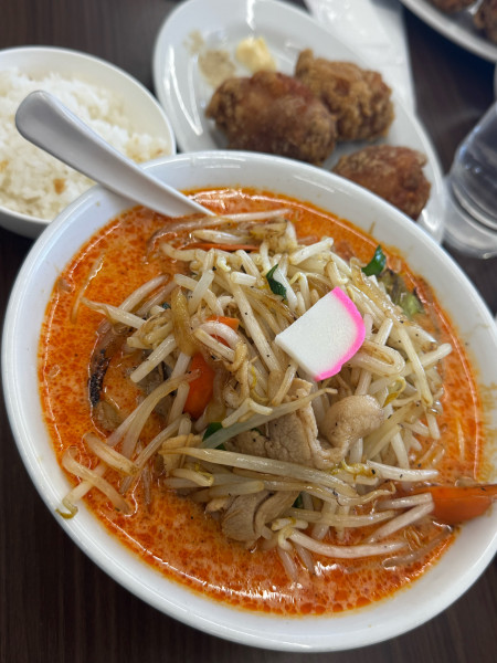 「辛いタンメン」@極濃湯麺 キントン 太田店の写真