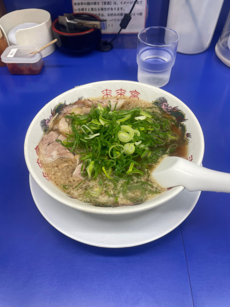 「ラーメン(ネギ大盛り)」@来来亭 福山蔵王店の写真