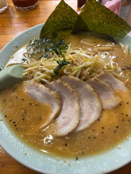 「ネギ味噌チャーシュー中盛　1400円」@ラーメンショップ 足利50号店の写真