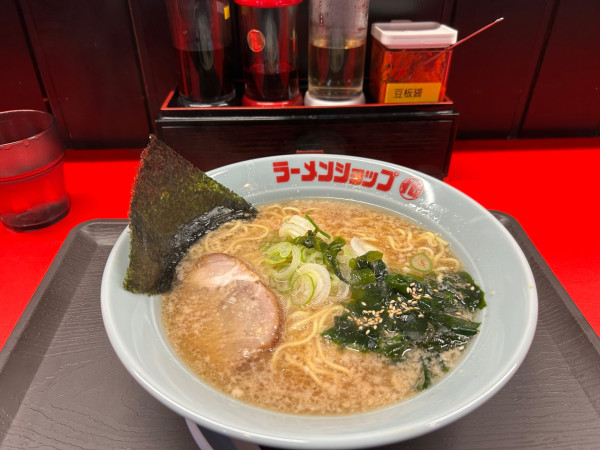 「ラーメン(690¥)」@ラーメンショップ◯化 常陸大宮店の写真