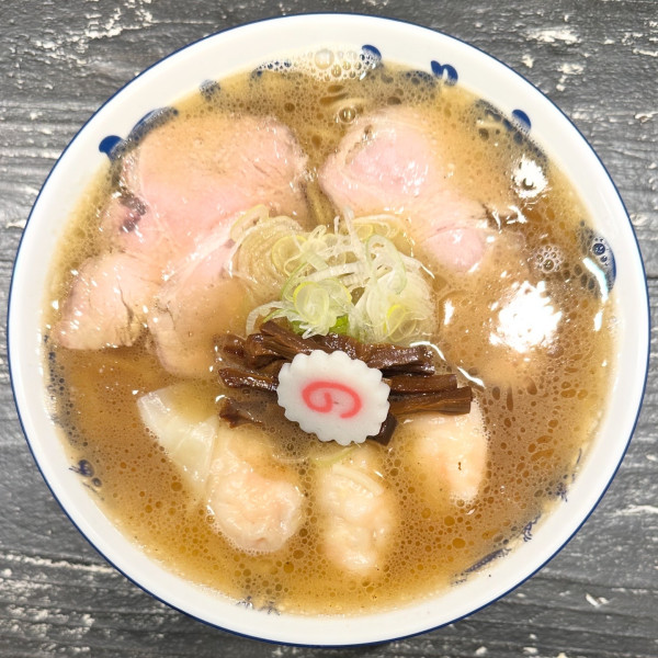 「海老ワンタン麺」@あいだや2の写真