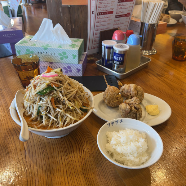 「ラージョー味噌タンメン」@極濃湯麺フタツメ 長岡店の写真