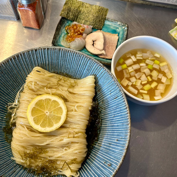 「【限定】真鯛と海老の昆布水つけ麺(中盛)」@Bonito Soup Noodle RAIKの写真