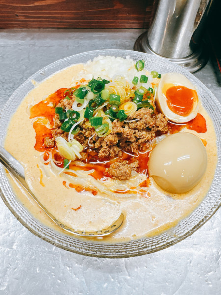 「冷製豆乳担々麺」@麺や 睡蓮の写真