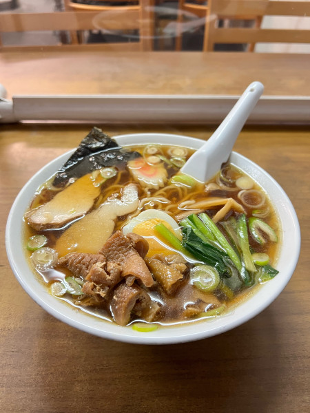 「下館ラーメン皮入り」@盛昭軒の写真