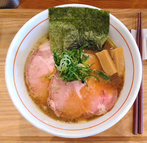 「黒豚＋炭火吊るし焼き豚」@中華そば 多繋の写真