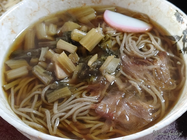 「すんきそば（1,200円）」@お食事・甘味処 こころ音の写真