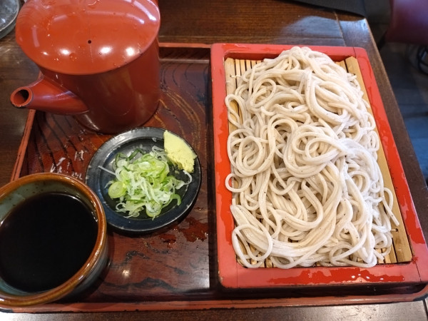 「もりそば580円」@満留賀 戸塚店の写真