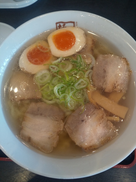 「味玉ラーメン（塩）」@喜多方ラーメン坂内 名古屋守山店の写真