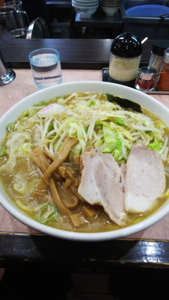 「中華そば並塩味ワンタン野菜」@所沢大勝軒の写真