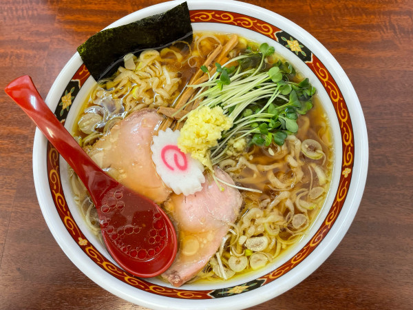 「白河ラーメン¥950生姜醤油変更¥100」@大勝軒おはこ 本八幡分店の写真