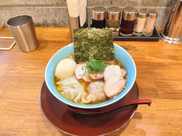 「限定　濃密地鶏そば＋ワンタン」@麺処 青野の写真