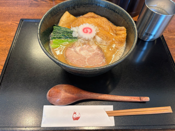 「濃厚中華蕎麦+きつね」@中華蕎麦 きつねの写真