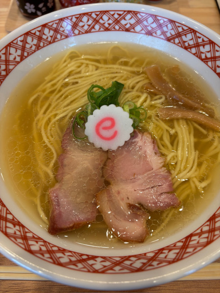 「支那そば 塩950円➕麺固め」@支那そば 桜花爛漫の写真