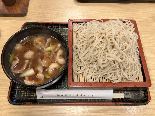「鴨せいろそば大盛り」@松栄庵の写真