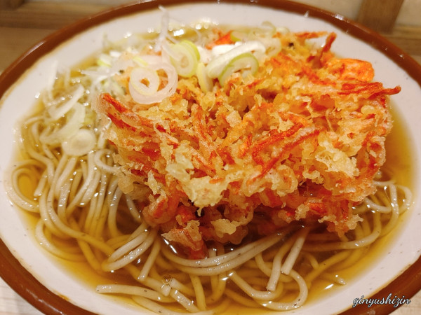 「紅しょうが天そば」@そばの神田 東一屋 駅前南町通り店の写真