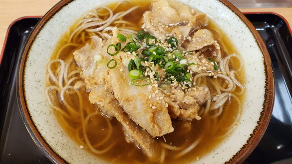 「仙台味噌仕立て豚そば」@立ちそば処 杜の写真