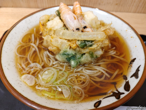 「上かき揚げそば」@立ちそば処 杜の写真