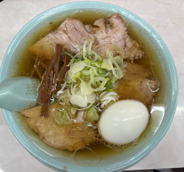 「中華そばゆで玉子」@ナギチャンラーメンの写真