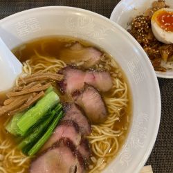 チャーシュー麺、醤油、気まぐれご飯