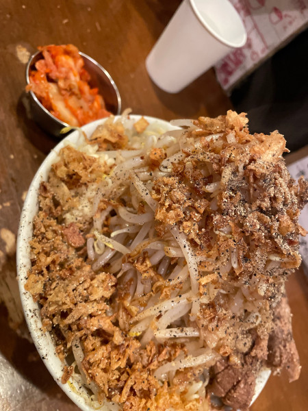 「汁なし」@ラーメン荘 歴史を刻め 新栄店の写真