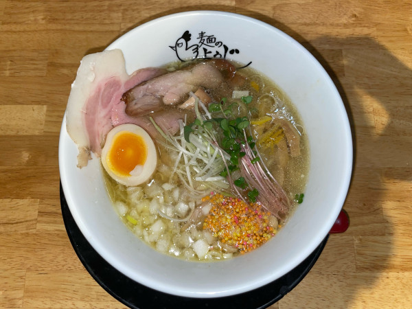 「鶏節極塩らーめん(¥950)」@麺のようじの写真