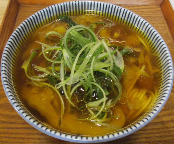 「幸せの黄色いカレー中華そば　1270円」@キッチンきらくの写真