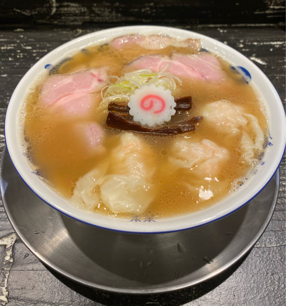 「海老ワンタン麺(並) ¥1330」@あいだや2の写真