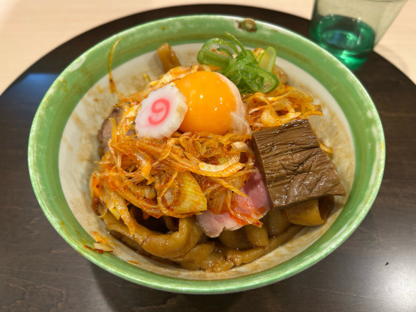 「極太あぶらそば」@手打麺祭 かめ囲の写真