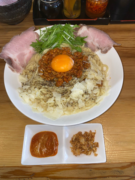 「台湾カルボナーラ大盛り¥1,400円(限定)」@麺屋 一幸の写真