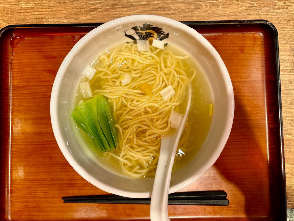 「鴨出汁中華そば(塩):990円」@中華そば 満鶏軒 秋葉原UDX店の写真