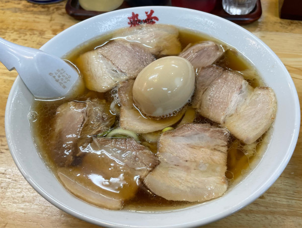 「喜多方チャーシューメン」@喜多方ラーメン 来夢 会津若松駅前店の写真