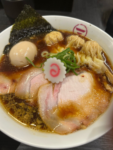 「特生姜醤油そば+ねぎ飯」@横浜中華そば 維新商店の写真