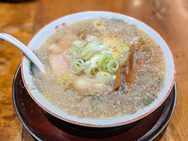 「「背脂チャッチャラーメン(あっさり)」1,100円(限定)」@渡なべの写真