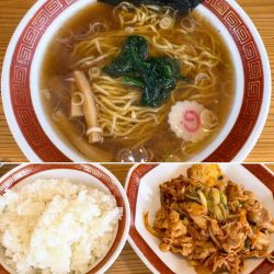 中華そば・ブタキムチセット￥1,150