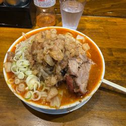 ラーメン中+辛味噌変更