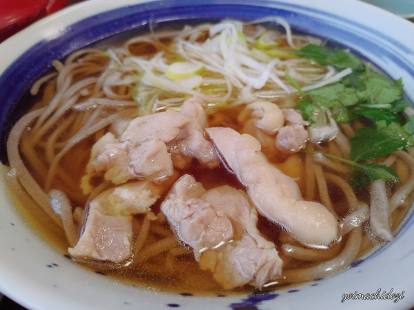 「鳥そば」@手打ち 水車生そばの写真