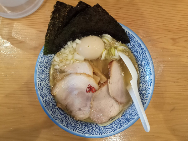 「特製塩そば」@中華そば 笑歩の写真