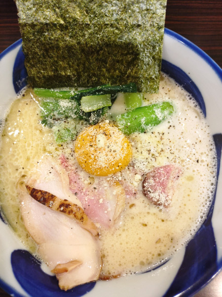 「鶏ボナーラ　平日割引800円」@横道の写真