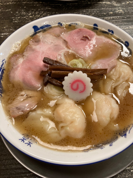 「海老ワンタン麺」@あいだや2の写真